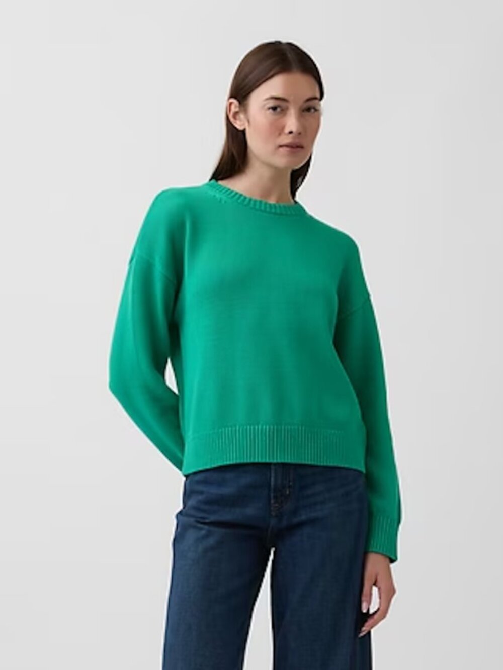 GAP Ladies Cotton Crewneck Sweater, Medium, New With Tags